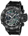 Invicta Mens Subaqua Chronograph - MOP Dial - Black Case - Rubber Strap - 500m - INVICTA-22922