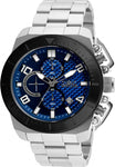 INVICTA Pro Diver Mens Watch - Chronograph - Blue - Stainless Steel Bracelet - INVICTA-23405