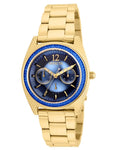 INVICTA Wildflower Womens Watch - Gold-Tone - Blue Dial - Bracelet - INVICTA-23462