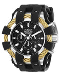 Invicta Mens Bolt Watch - Stainless - Black Rubber Strap & Protector - 200m - INVICTA-23858