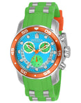 INVICTA Pro Diver Womens Watch - Stainless Steel - Sub-dials - Green Silicone - INVICTA-24181