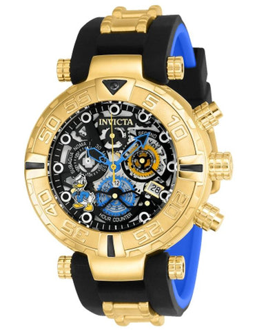 INVICTA Disney Limited Edition Mens Dive Watch - Gold-Tone - Donald Duck - 500M - INVICTA-24510_afd912e8-2986-4e1f-8c33-108116fe3866