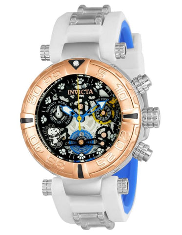 INVICTA Character Collection Womens Watch - Peanuts - Rose Gold-Tone - Sub-dials - INVICTA-24812