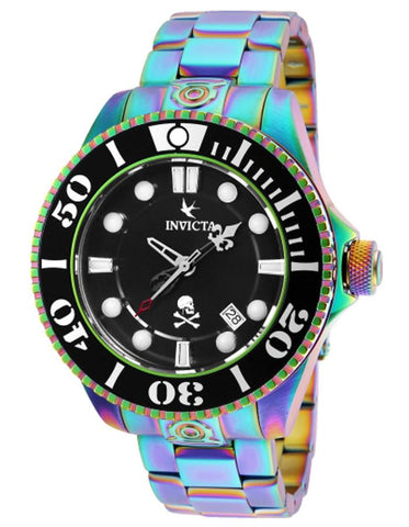 INVICTA Disney Limited Edition Mens Watch - Pirates - Iridescent Stainless Steel - INVICTA-25201