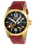 INVICTA Disney Limited Edition Mens Watch - Gold-Tone - Mickey/Pluto - Leather - INVICTA-25364_0c158d1c-8ef2-4b01-842c-983b7d09ab3e