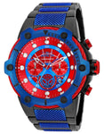 INVICTA Marvel Limited Edition Mens Chronograph- Black & Blue Metal - Spider-Man - INVICTA-25782