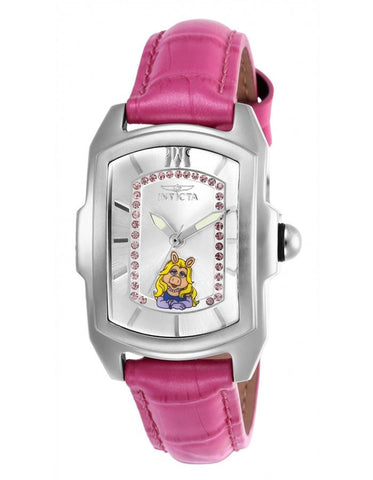 Invicta Disney Limited Edition Womens Watch - Miss Piggy - Stainless - Leather - INVICTA-25891