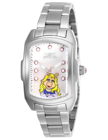 Invicta Disney Limited Edition Womens Watch - Miss Piggy - Stainless Steel - MOP - INVICTA-25972