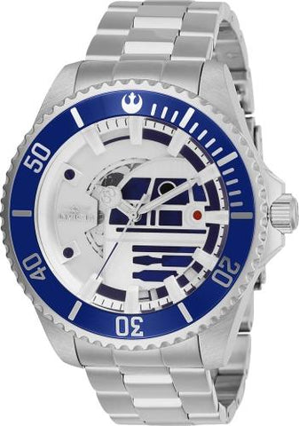 Invicta Star Wars Limited Edition Mens Watch - R2-D2 - Stainless - Bracelet - INVICTA-26596