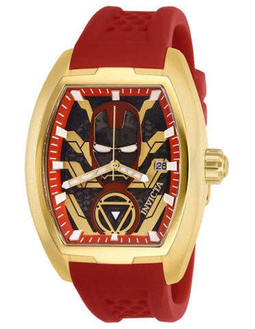 INVICTA Marvel Limited Edition Mens Watch - Automatic - Gold-Tone - Iron Man - INVICTA-26929