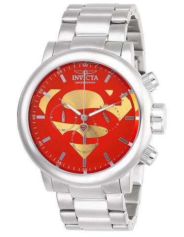 INVICTA DC Comics Limited Edition Mens Chronograph - Stainless - Superman - INVICTA-27605_fc1d71d2-0450-47eb-b1b1-03f335e0298b