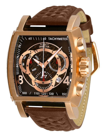 INVICTA S1 Rally Mens Watch - Rose Gold-Tone- Chronograph - Date - Brown Leather - INVICTA-27934_ab9ab429-fa7a-4e2e-b341-01f23b13689c