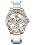 INVICTA Bolt Womens Watch - Rose Gold Case - Cable Bezel - White Silicone Strap - INVICTA-28914