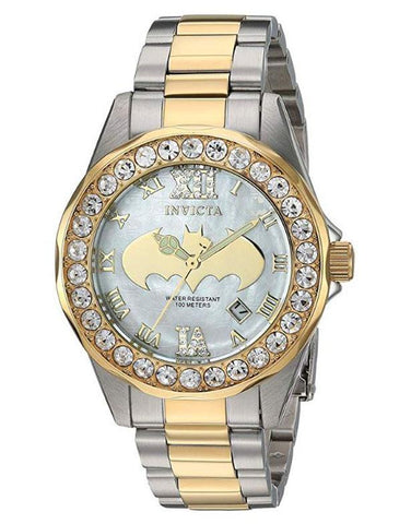 INVICTA DC Comics Limited Edition Womens Watch - Two-Tone - Crystal - Batman - INVICTA-29303_e977deec-8085-481a-83a0-b8779e172f7d