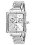 Invicta Womens 16 Crystal Square Chronograph - Stainless - Date - 100 Meters - INVICTA-5377