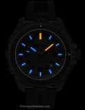 ArmourLite Isobrite Eclipse Series - Blue & Orange Tritium - Black Rubber - T100 - ISO201B_2841cd9f-2d4d-4e7d-a9bd-d4b0af8f6711