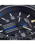 ArmourLite Isobrite Thin Blue Line Limited Edition Mens Watch - Black - 47mm - ISO3005B