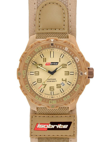 ArmourLite Isobrite Valor Series - Tan Case & Strap - Tan Dial - 200m - ISO315