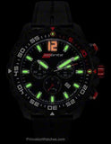 ArmourLite IsoBrite T100 Chronograph Series - Polycarbonate Case - Rubber Strap - ISO401A