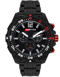 ArmourLite Isobrite Valor Series Chronograph - Black Metal - Silicone - Date - ISO421