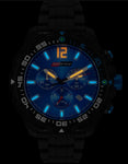 ArmourLite Isobrite Valor Series Chronograph - Blue Dial - Black - Silicone - ISO422A