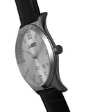 ArmourLite Isobrite Grand Slimline Series - Stainless - Leather Strap - Date - ISO901A