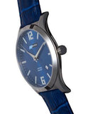 ArmourLite Isobrite Grand Slimline Series - Blue Dial - Blue Leather Strap - ISO903A