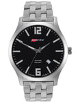 ArmourLite Isobrite Grand Slimline Series - Black Dial -Stainless Steel Bracelet - ISO912