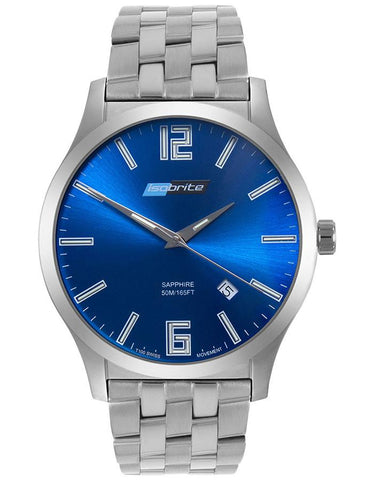 ArmourLite Isobrite Grand Slimline Series - Blue Dial - Stainless Steel Bracelet - ISO913