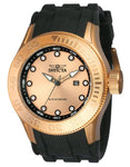 INVICTA Pro Diver Mens - Rose Gold-Tone - Black Rubber Strap - Date - 100m - Invicta-22247