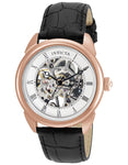 INVICTA Specialty Mens Skeleton Watch - Rose Gold-Tone - Black Leather Strap - Invicta-23537_7a311963-a5fa-4ad6-8733-b6c45db645e1