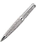 Jorg Gray Swarovski Crystal-Encrusted Ballpoint Pen with Textured Pen Case - JG110