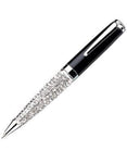 Jorg Gray Ballpoint Pen with Genuine Swarovski Crystal Barrel - JG Dome Logo - JG130
