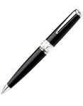 Jorg Gray Ballpoint Pen with Genuine Mother-of-Pearl Band - Chrome Accents - JG160