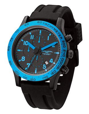 Jorg Gray 1900 Series Chronograph - Blue Accents - Black Case & Strap - JG1900-12_89d0e49c-284f-41c7-b746-0686b5e850c0