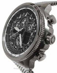 Citizen Eco-Drive Mens Navihawk AT Chrono - Stainless Steel & Black - Atomic - JY8030-83EA