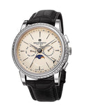 Bruno Magli Mens 80th Anniversary Ottanta - Stainless Steel - Moon Phase - M1937QSB_9d44a13e-8e17-4877-aa11-949839811ee0