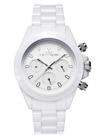 ToyWatch Midsize Monochrome Chrono White - Link Bracelet - MO07WH_adb15a65-8d78-42f8-9dad-cd067fb9a20d