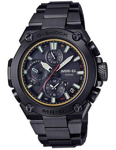 Casio G-Shock MR G Flagship Mens Watch - Black Metal - Solar - Chronograph - MRGB1000B-1A