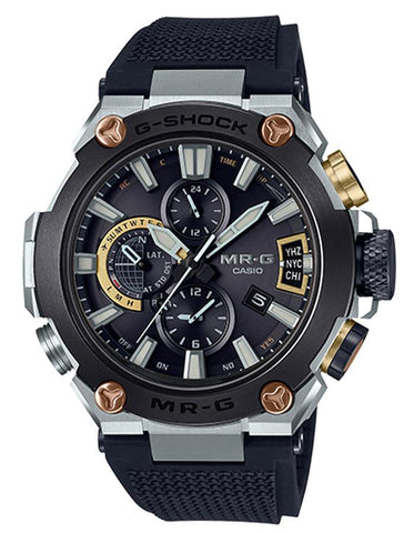 Casio G-Shock Mr G Mens Watch - 3 Way Time Sync - Chronograph - Tough Solar - MRGG2000R-1A