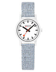 Mondaine Essence Womens Watch - White Case - Cork Lined Fabric Strap - 32mm - MS1.32110.LD_45d7cebd-0d8f-4a45-aa92-0d05b0ef330e