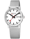 Mondaine Mens Evo2 Big Watch - Stainless Steel - Date - Bracelet - 40mm - MSE.40210.SM_efb454dd-9dee-4918-9e11-b6a02f08f176