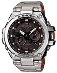 Casio G-Shock Solar Triple-G Atomic - Black Dial - Stainless Steel - Red Accents - MTGS1000D-1A4