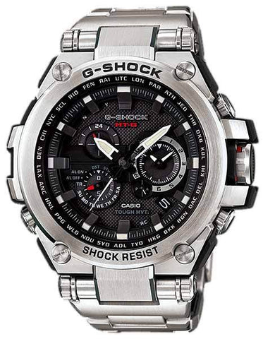 Casio G-Shock Solar Triple-G Atomic Watch - Black Dial - Stainless Steel - MTGS1000D-1A