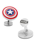 Marvel Comics Captain America Shield Cufflinks - Polished Enamel - Silver Tone - MV-CAS1-SL_a7fc4d6c-9f0b-4f43-8c5e-4e92c62df080