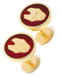 Marvel Comics Iron Man Gold Plated Cufflinks - Polished Enamel - MV-IRMN-GLA_c9ef9e8a-654f-437d-bc27-d39807aa56c4