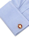 Marvel Comics Iron Man Gold Plated Cufflinks - Polished Enamel - MV-IRMN-GLB_93077ae7-10bf-4c7a-9a17-8cda9df92573