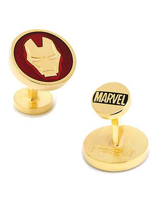 Marvel Comics Iron Man Gold Plated Cufflinks - Polished Enamel - MV-IRMN-GL_69719cc3-f514-4321-914d-18abbf33711b