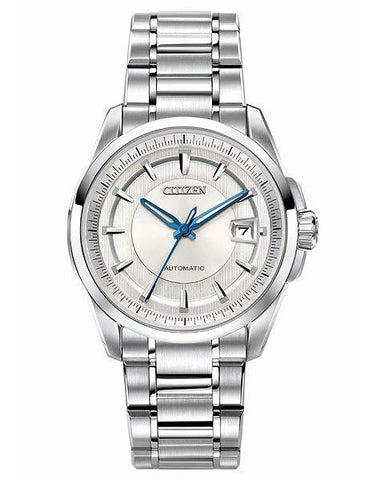 Citizen Mens Signature Grand Classic Automatic - Silver Dial - Steel Bracelet - NB0040-58A