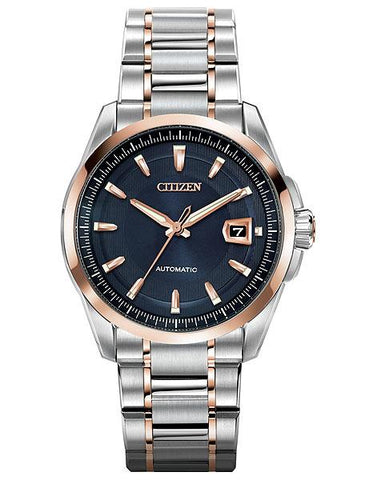 Citizen Signature Grand Classic Mens Two-Tone Automatic - Blue Dial with Date - NB0046-51L_5e8fb18c-edff-4652-9433-0e4b0d0bb46d